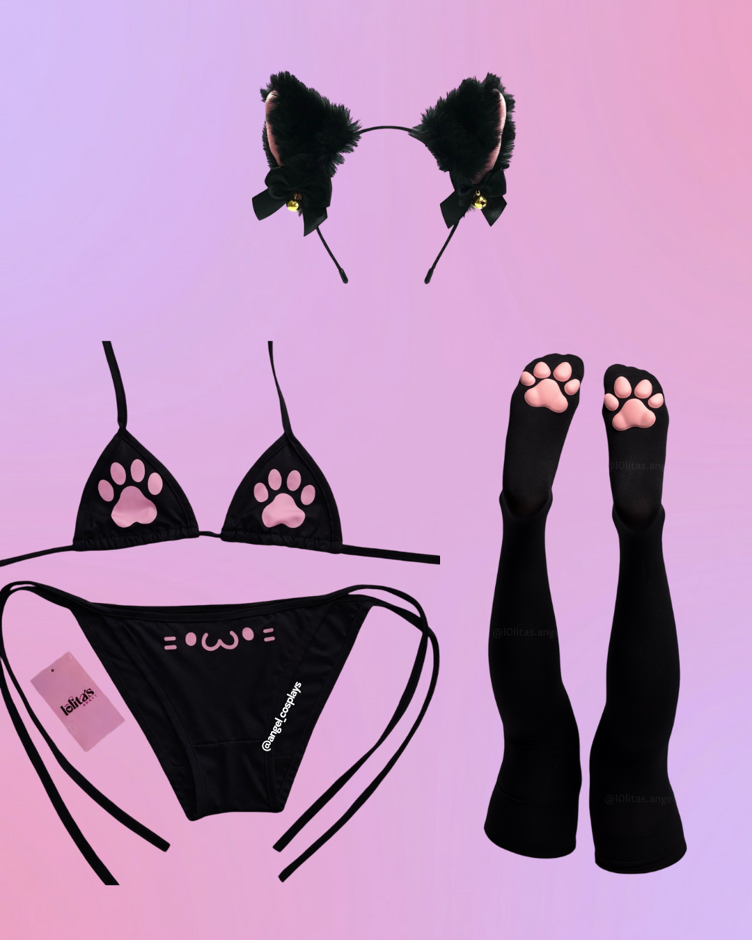 SET CAT NEGRO